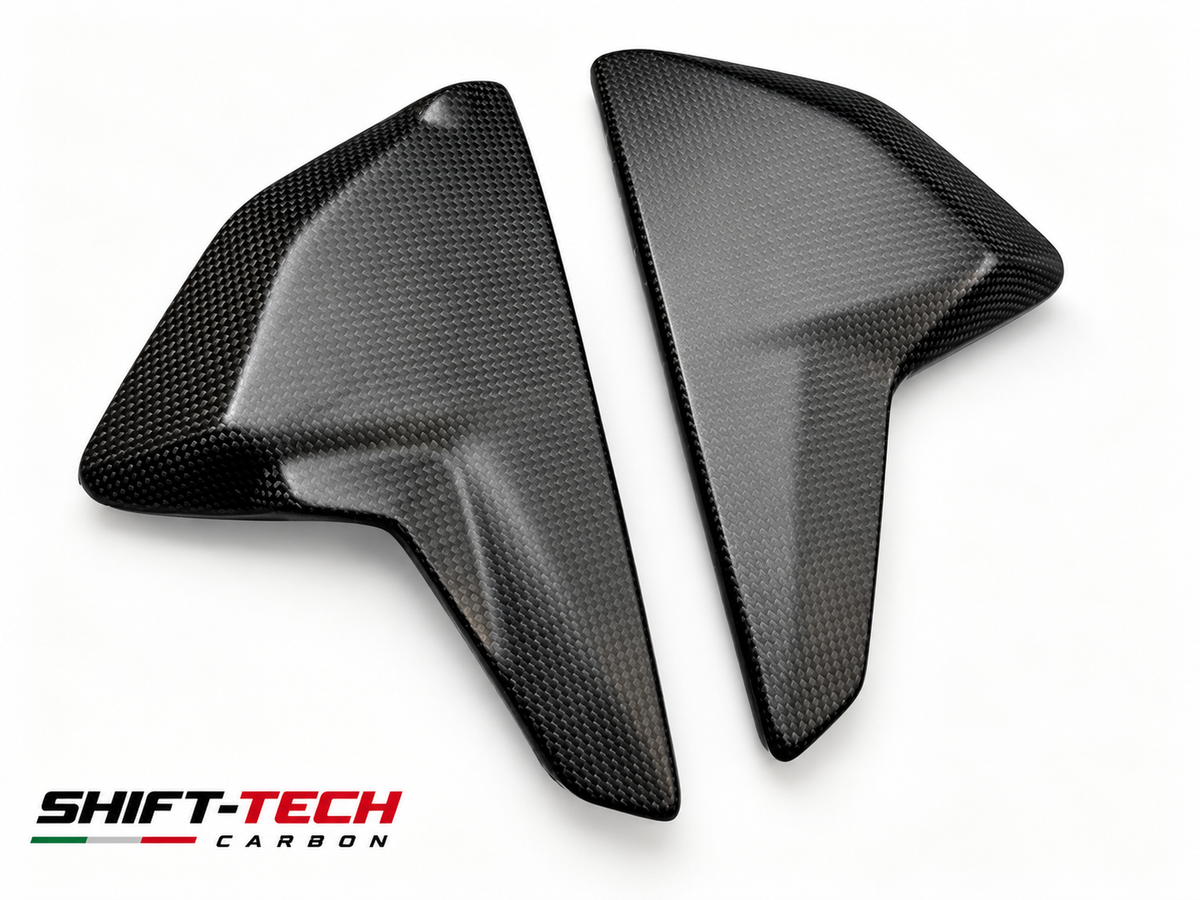 ST4134 STC CARBON RADIATOR SIDE COVER SET HM890 V2 SATIN