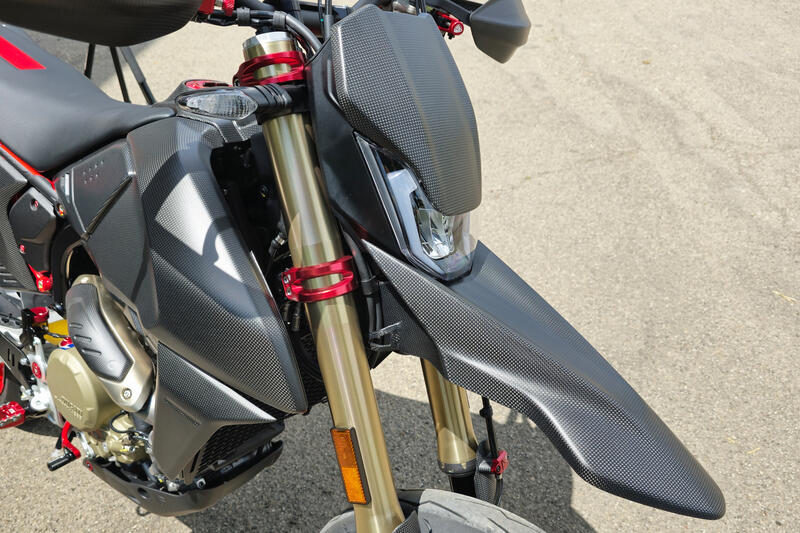 Carbon Radabdeckung vorne Ducati Hypermotard 698 Mono