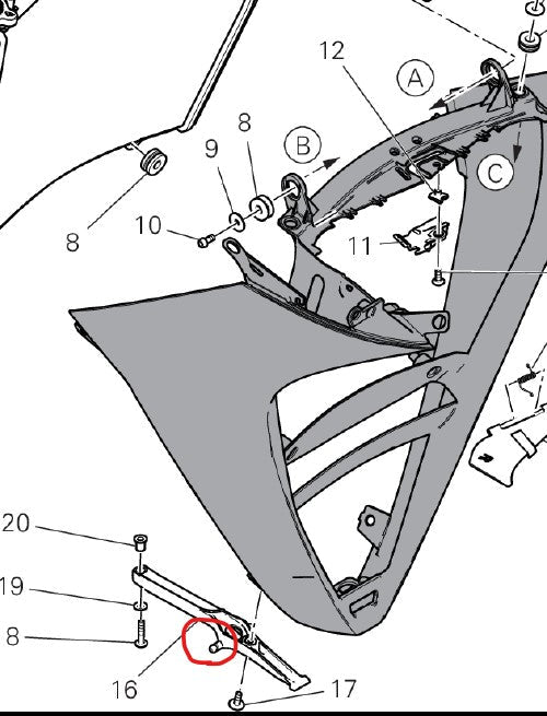 MD-V425-C41 BUGSPOILER - PANIGALE V4 2025