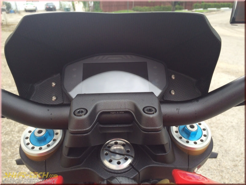 MD-MN14-C51 FULLSIX CARBON MONSTER 1200/821 UPPER FRONT FAIRING - PRIOR TO 17'