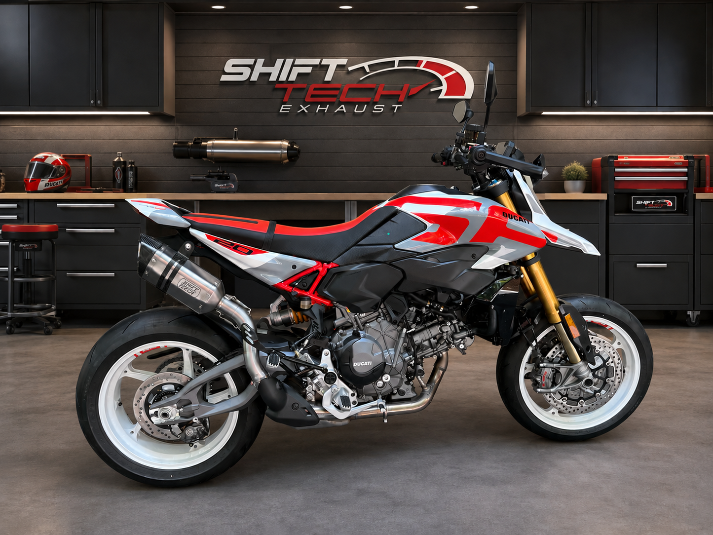 ST2025-200-280 SHIFT-TECH HIGH MOUNT SLIPON EXHAUST 3 Options Available