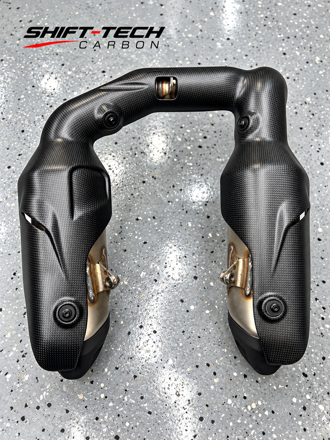 ST4137 STC CARBON OEM MUFFLER HEAT GUARD HM890 V2