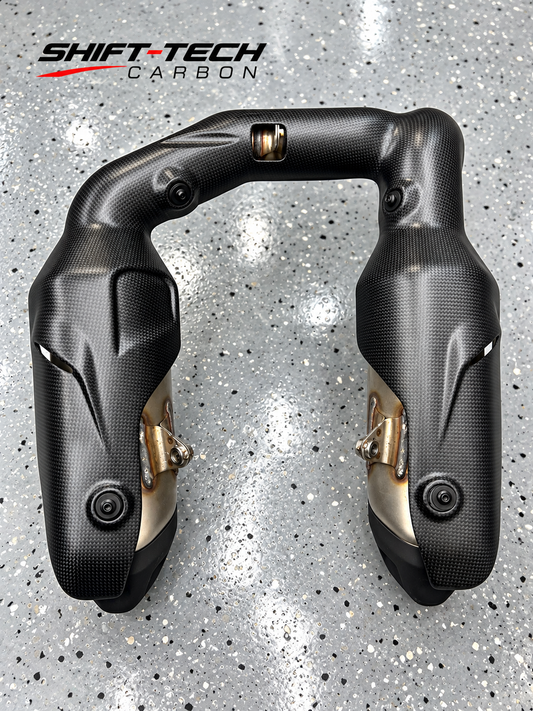 ST4137 STC CARBON OEM MUFFLER HEAT GUARD HM890 V2