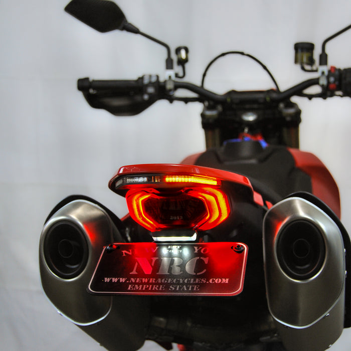 NRC HYPERMOTARD 698 Kennzeichenhalter mit Blinkern