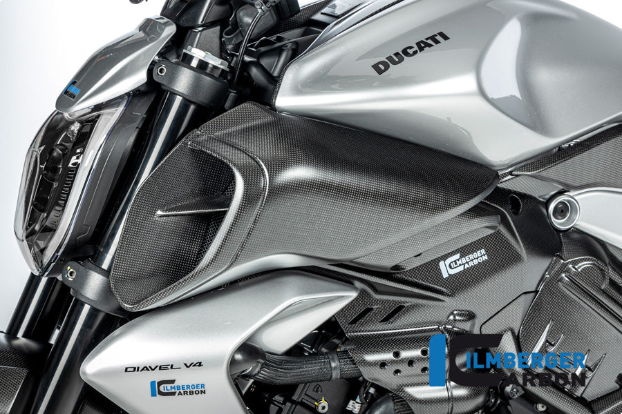 Air duct inlet cover left Ducati Diavel V4 from 2023 matt