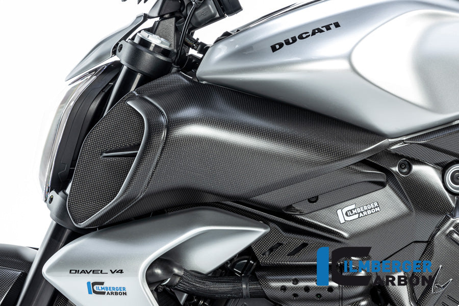 Air duct inlet cover left Ducati Diavel V4 from 2023 matt