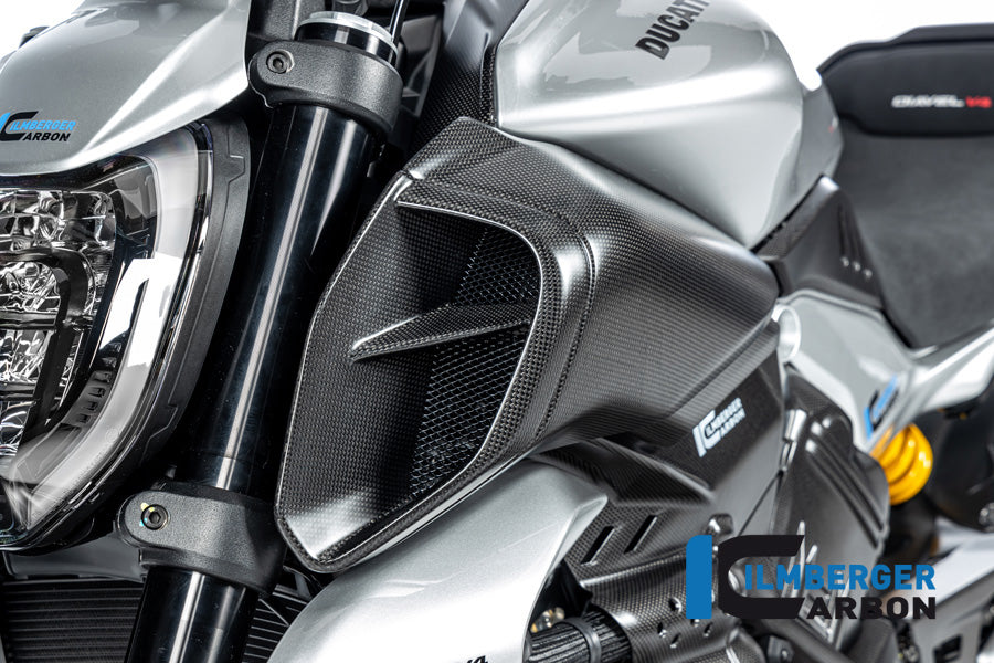 Air duct inlet cover left Ducati Diavel V4 from 2023 matt