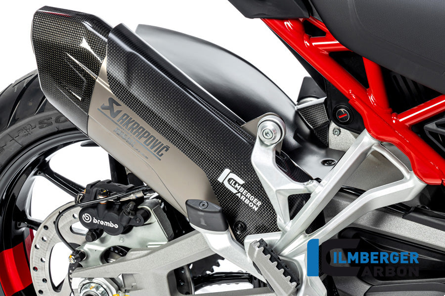 AUSPUFFHITZESCHUTZ MATT FÜR AKRAPOVIC SCHALLDÄMPFER DER MULTISTRADA V4