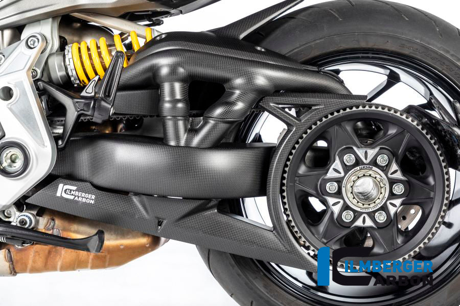 Swing arm cover 3-piece matt Ducati XDiavel'16. Item number: SSO.126.XD16M.K