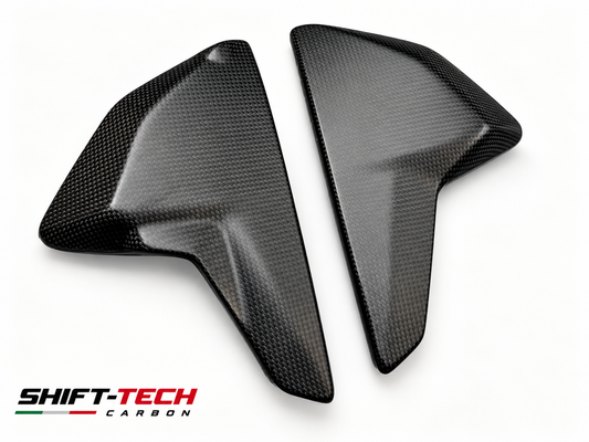 ST4134 STC CARBON RADIATOR SIDE COVER SET HM890 V2 SATIN