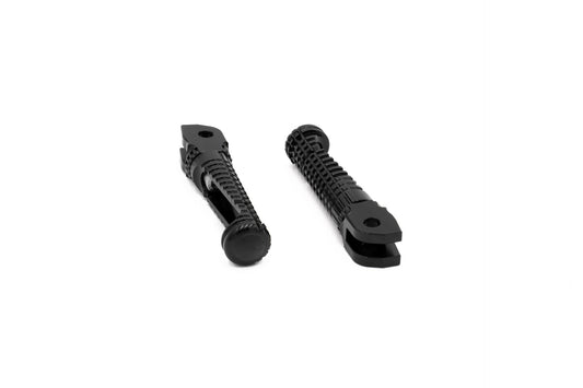 Austauschfußrasten Racing, Fahrer/Sozius, schwarz RGK-470-UF18-SET-B
