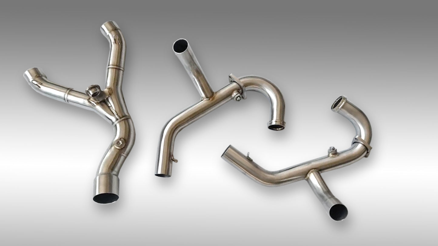 ST2017-16 Edelstahl-Abgaskrümmer ohne Katalysator