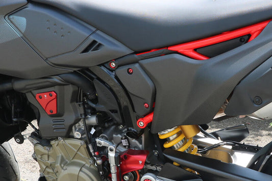 Carbon frame protection right/left Ducati Hypermotard 698 Mono