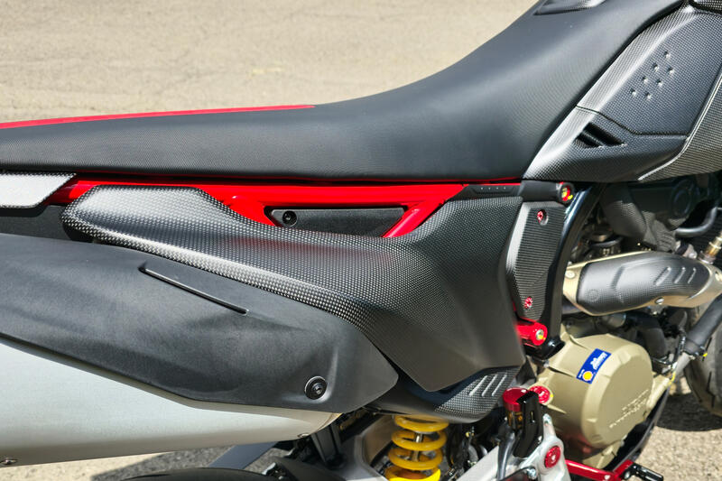 Carbon Rahmenheckabdeckungen Ducati Hypermotard 698 Mono