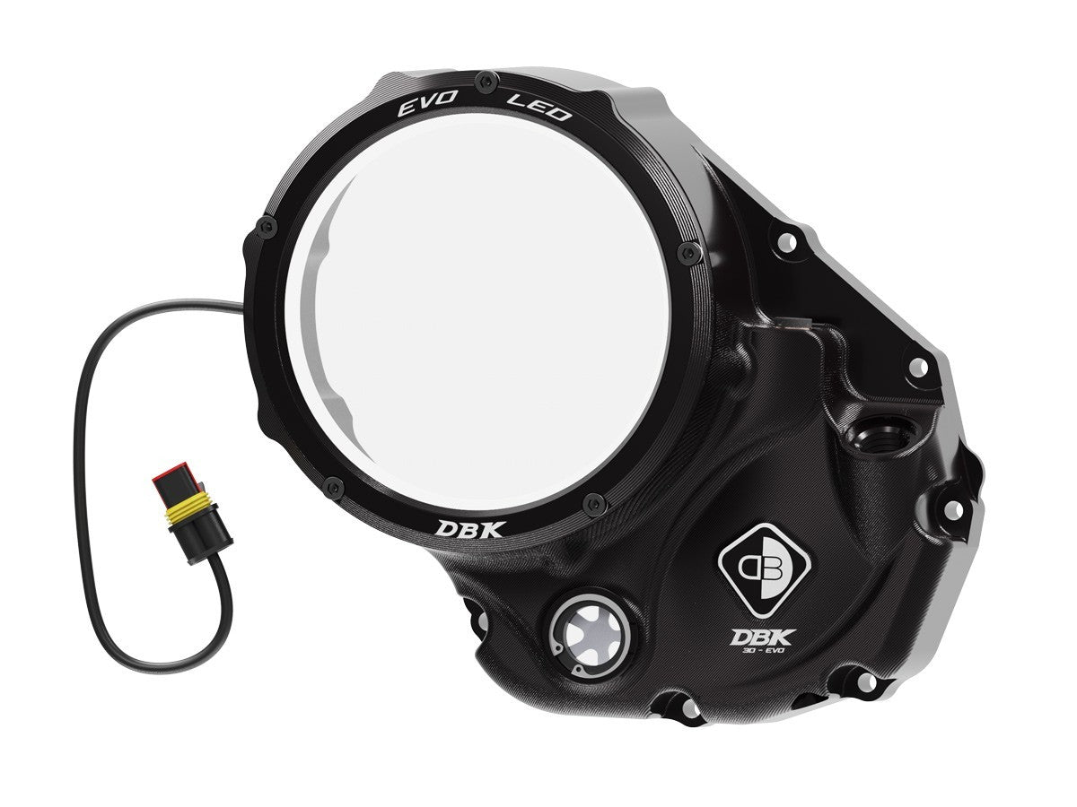 EVO LED CLEAR CLUTCH COVER / Kupplungsdeckel Ölbad mit Fenster und LED