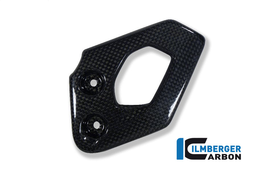 Heel guard left carbon 