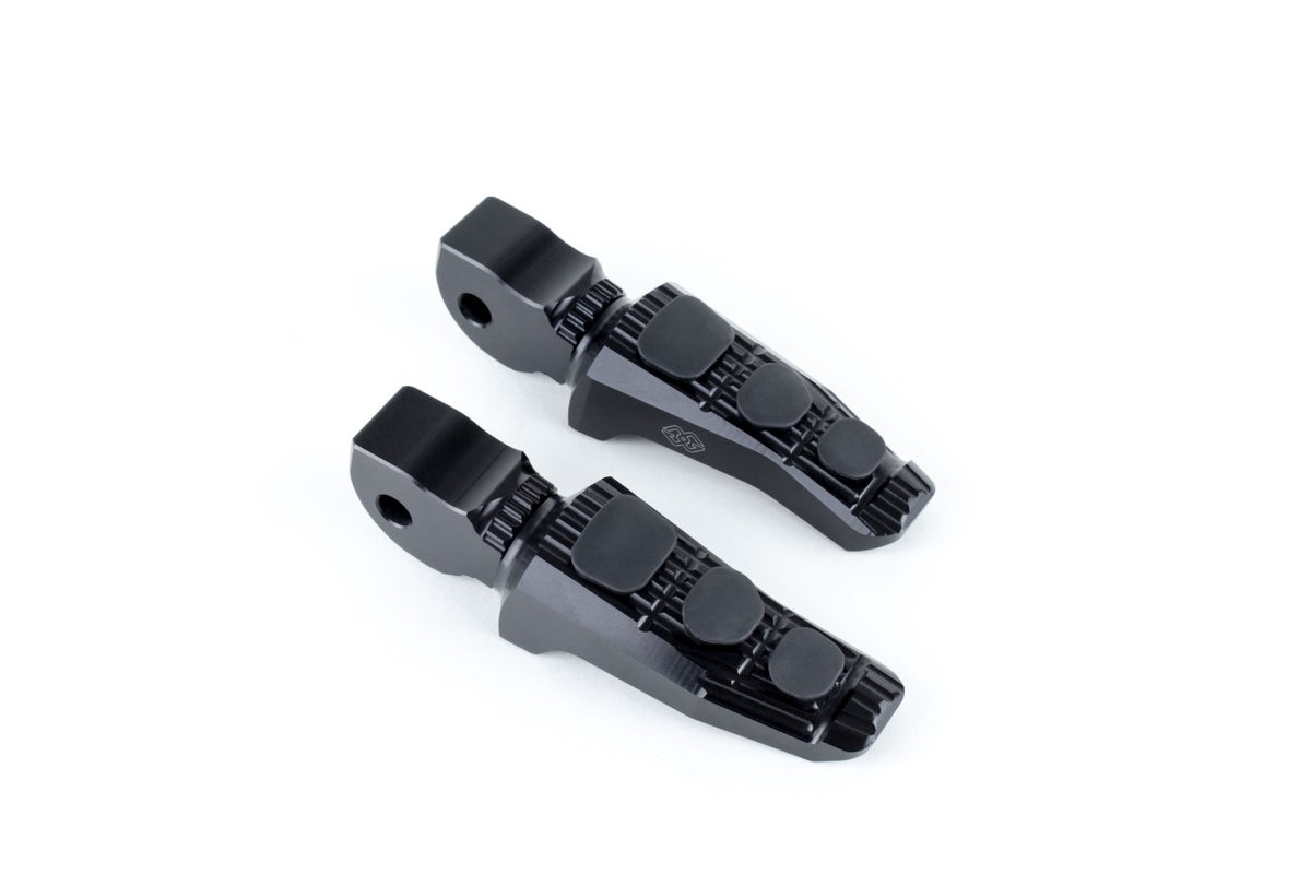 Austauschfußrasten Touring, Fahrer/Sozius, schwarz RGK-470-UF20-SET-B