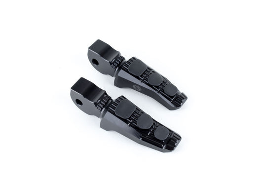 Austauschfußrasten Touring, Fahrer/Sozius, schwarz RGK-470-UF20-SET-B