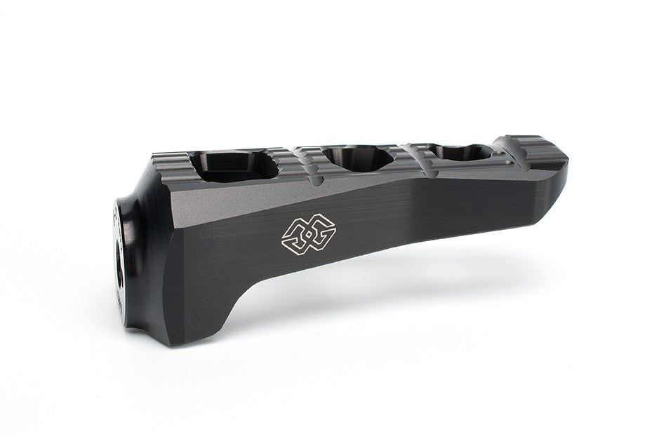 Austauschfußrasten Touring, Sozius, schwarz. RGK-290-UF20-SET-B