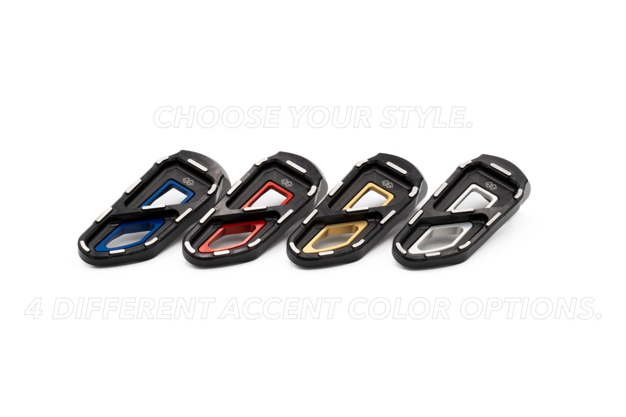 Urban-Pro Austauschfußraste, Sozius, schwarz. RGK-300-UF40-SET-B