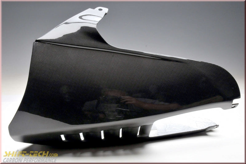 MD-9915-C41 FULLSIX CARBON PANIGALE 899-1299 &amp; V2 BELLY PAN EXTENSION FOR UNDERSEAT EXHAUST MD-9915-C41 