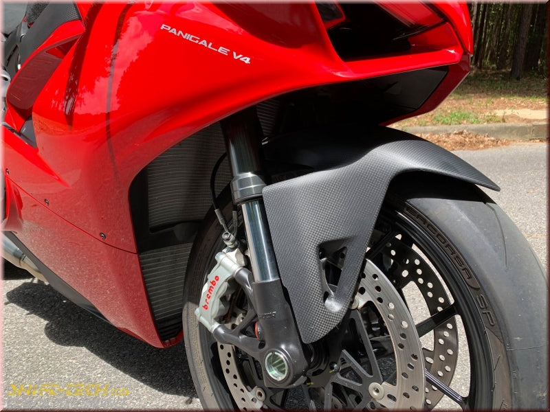 MD-V418-C01 FULLSIX CARBON PANIGALE V2 V4/V4S/R/ STREETFIGHTER V4/S/V2 FRONT FENDER MD-V418-S01