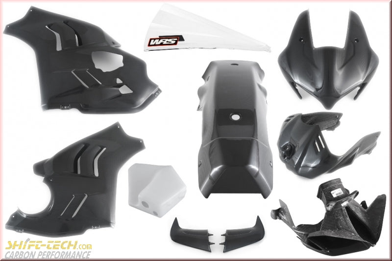 MD-V4R2-C99  -RACE FULLSIX CARBON RACE 9-PIECE FARING KIT 22'/23' PANIGALE V4 RS MD-V4R2-C99