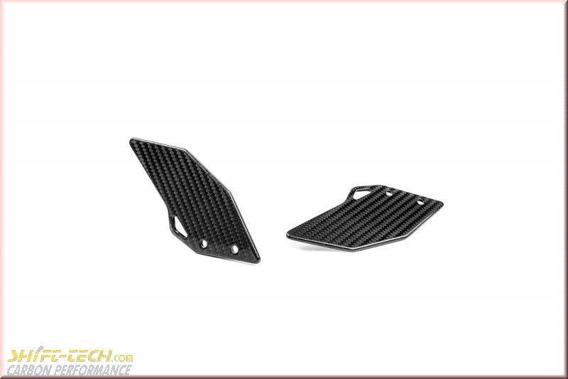 CAR-20-KIT CARBON HEEL GUARD KIT FOR GILLES REARSETS - GLOSS