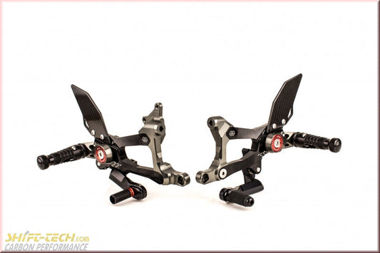 MUE2-D01 GILLES PANIGALE V4/S/R/SP ADJUSTABLE REARSETS