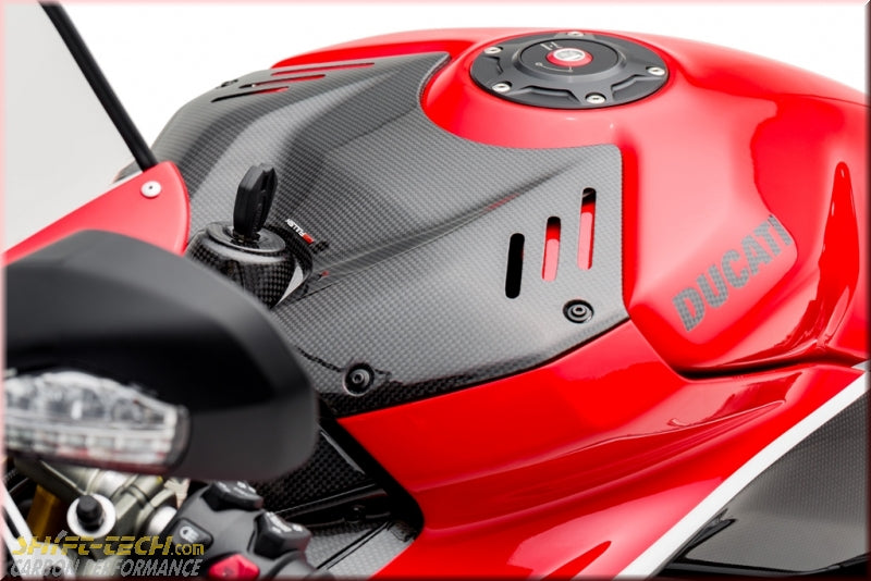 MD-V418-M50 FULLSIX CARBON PANIGALE V4/S/R FRONT TANK COVER GP STYLE - MD-V418-M50 S