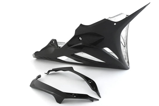 MB-RR19-TC41E-CLOSED BMW S1000RR FULLSIX CARBON BELLY PAN - FOR OEM FAIRINGS - Closed Bottom