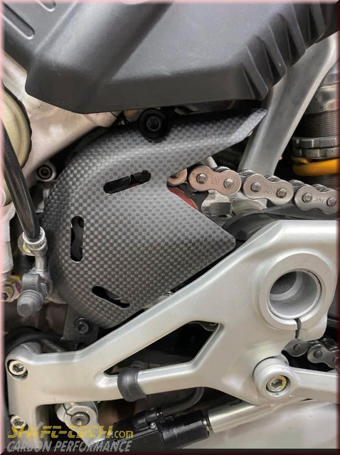 MD-V418-C71 FULLSIX CARBON PANIGALE V4/V4S/R/STREETFIGHTER V4/S SPROCKET COVER  MD-V418-m71