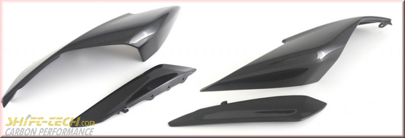 MD-9915-C57 FULLSIX CARBON SEAT TAIL R&amp;L + WINGS Panigale 959/1299 MD-9915-C57-C58