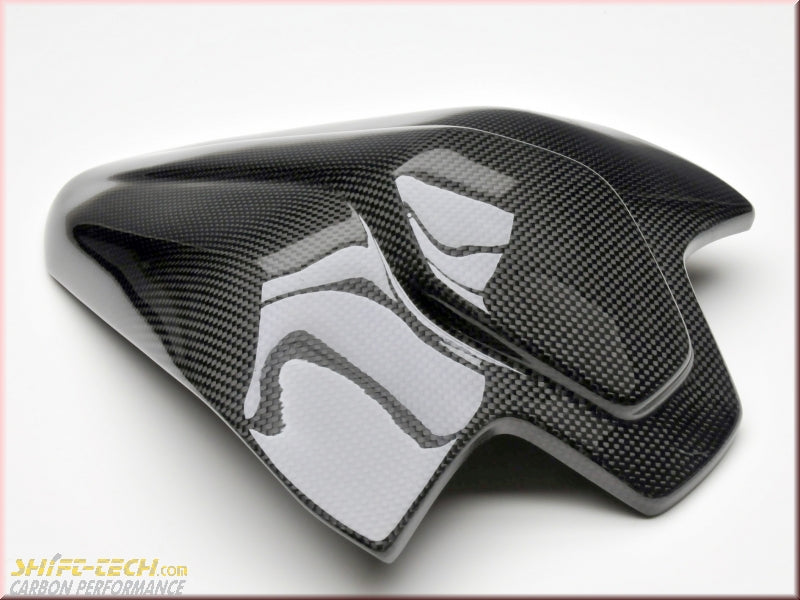 SIA.005.SFV4G.K  ILMBERGER CARBON FIBER PASSENGER SEAT COVER/COWL GLOSS Streetfighter V4/V2