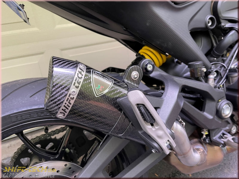 ST2017-10 SHIFT-TECH CARBON SLIPON EXHAUST KIT