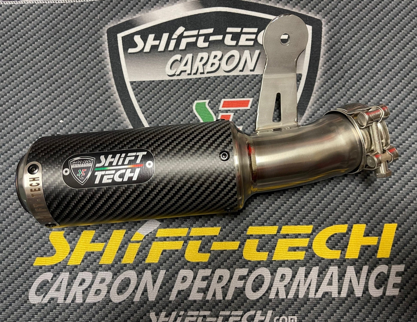 ST1958-S1-TI SHIFT-TECH BMW S1000RR CARBON/TITANIUM SLIPON EXHAUST